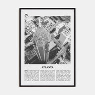 Atlanta Travel B&W No 3 Poster