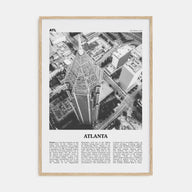 Atlanta Travel B&W No 3 Poster