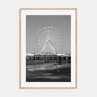 Atlantic City Photo B&W Poster