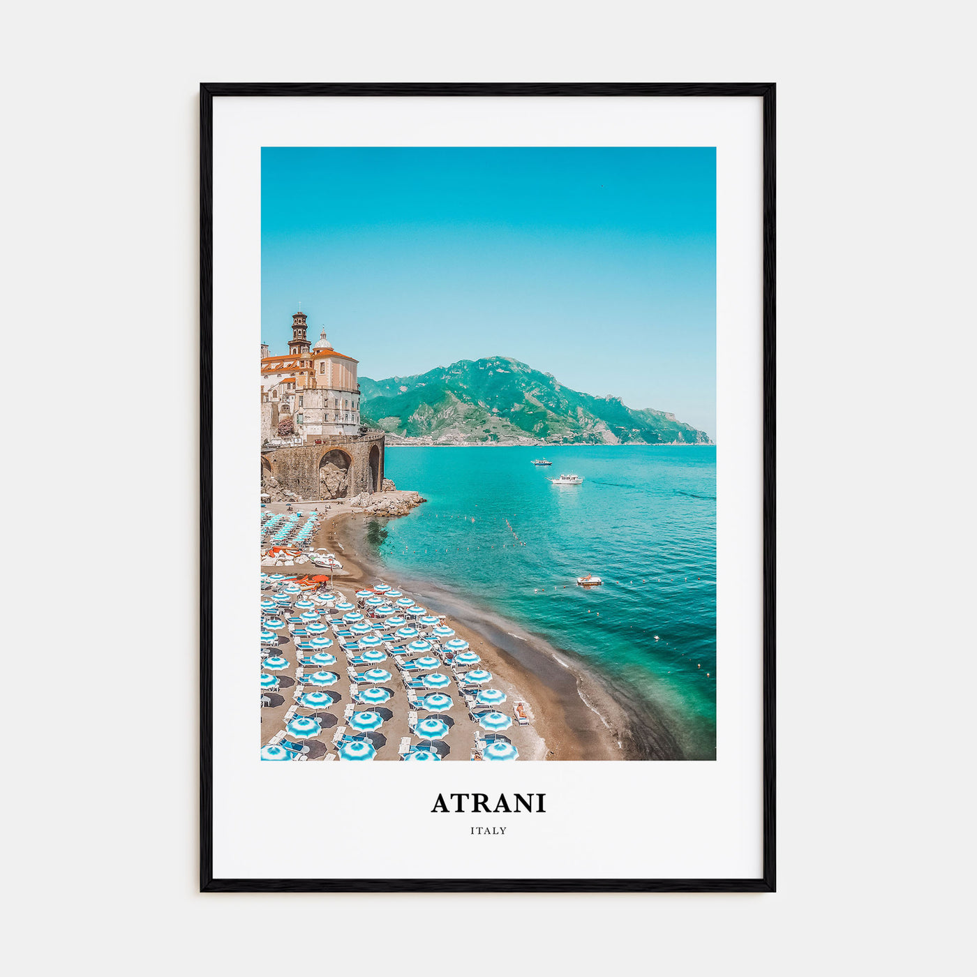 Atrani Portrait Color Poster
