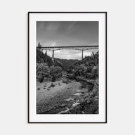 Auburn, California Photo B&W Poster