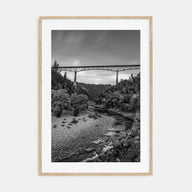 Auburn, California Photo B&W Poster