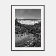 Auburn, California Photo B&W Poster