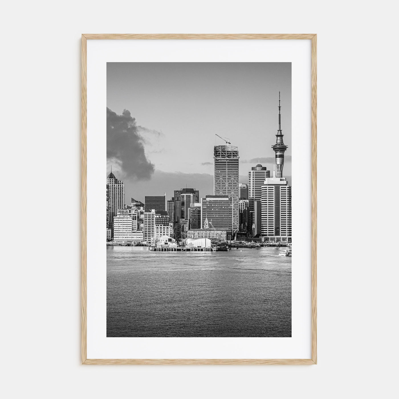 Auckland Photo B&W Poster