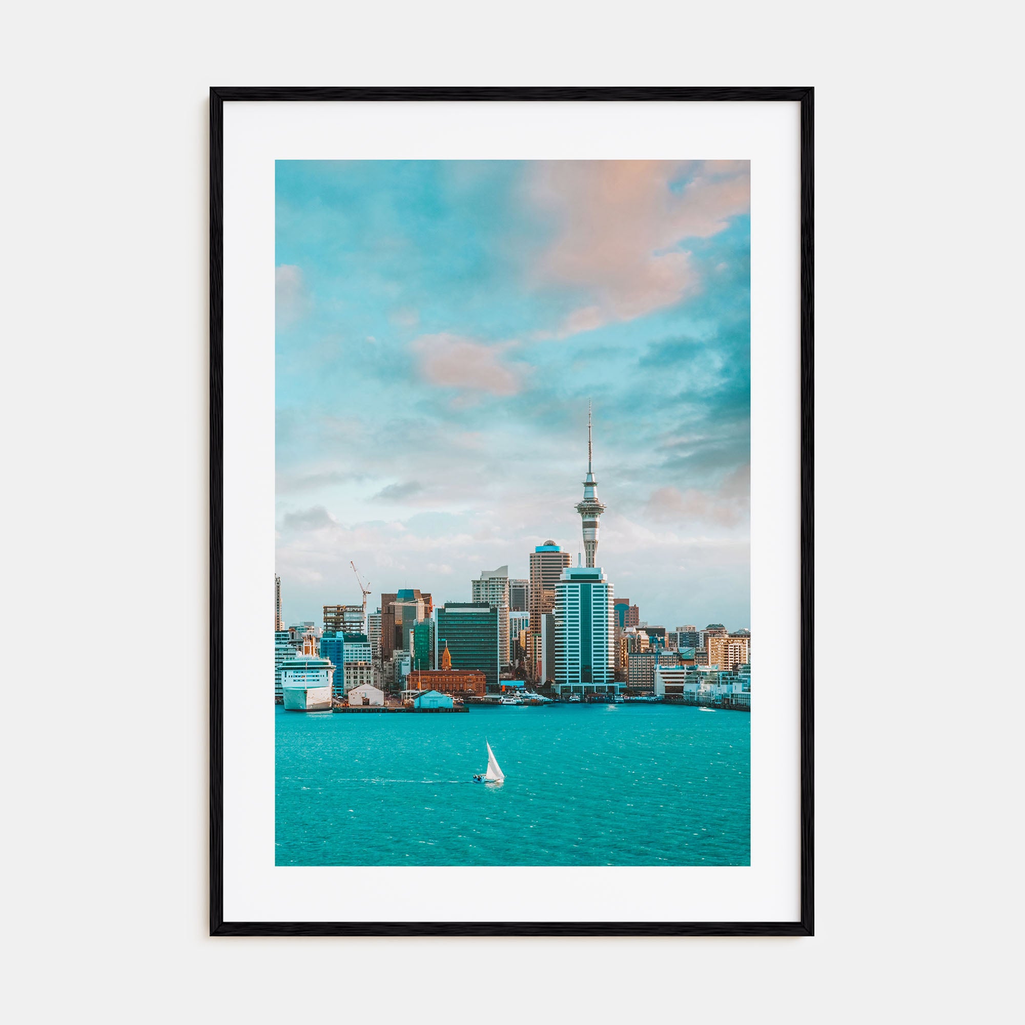 Auckland Photo Color Poster