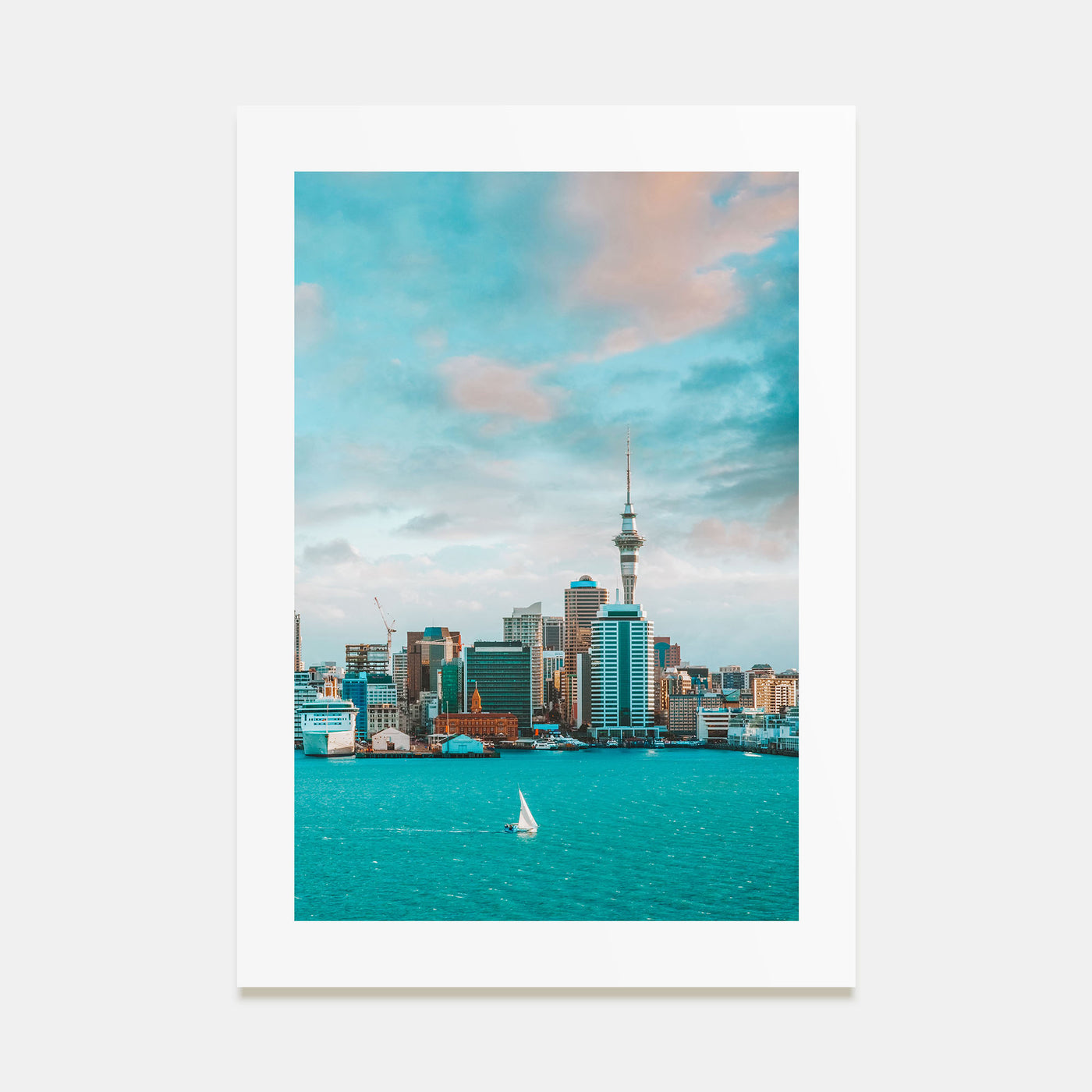 Auckland Photo Color Poster