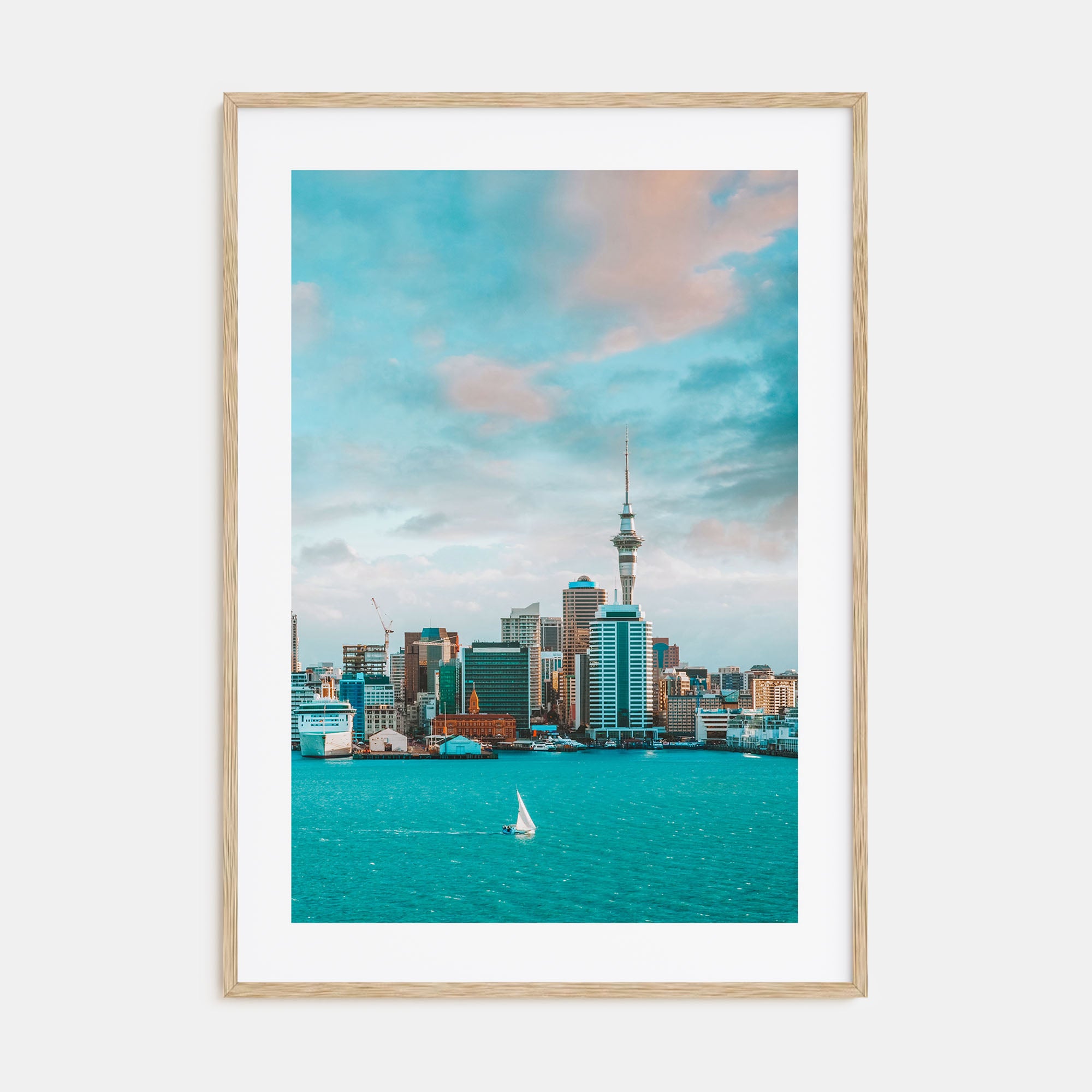 Auckland Photo Color Poster