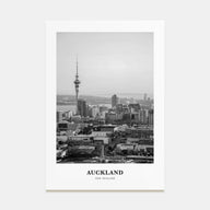 Auckland Portrait B&W No 1 Poster