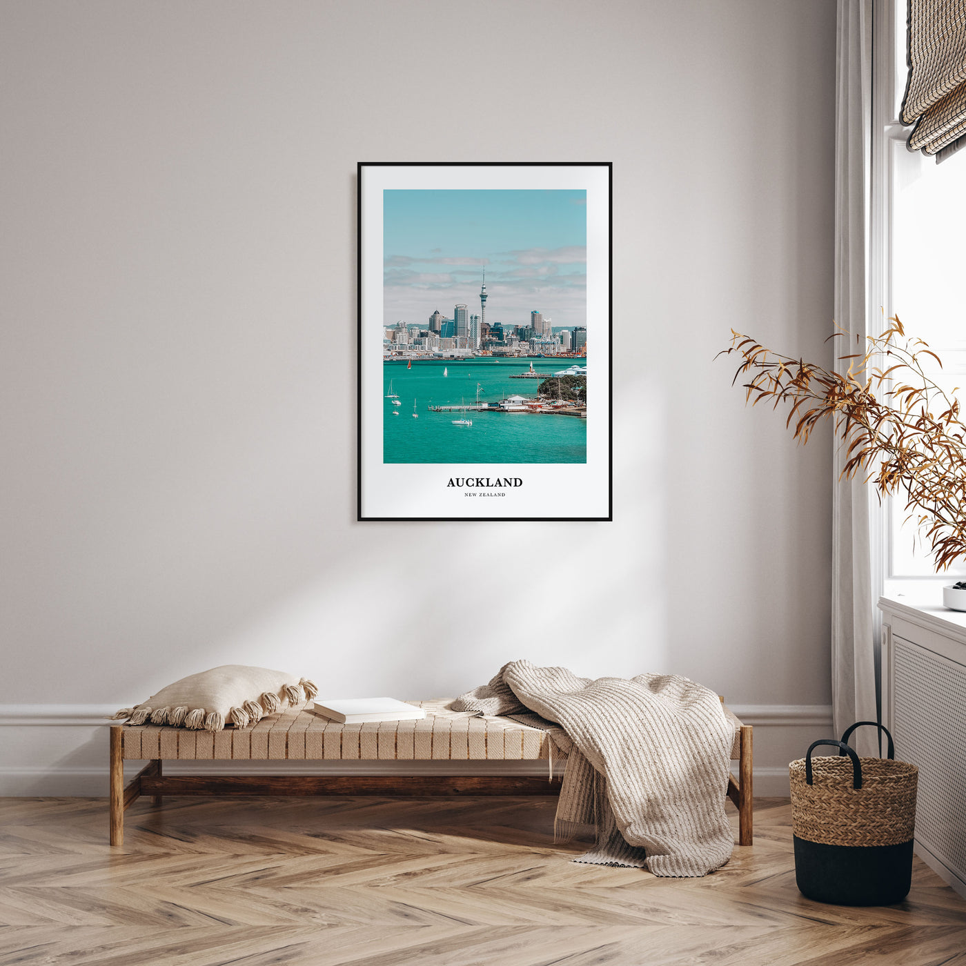Auckland Portrait Color Poster