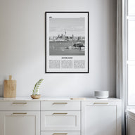 Auckland Travel B&W No 1 Poster