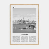 Auckland Travel B&W No 1 Poster