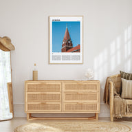 Aurora, Illinois Travel Color Poster