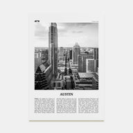 Austin Travel B&W No 2 Poster