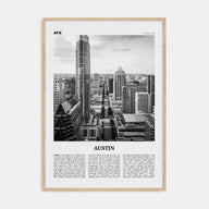 Austin Travel B&W No 2 Poster