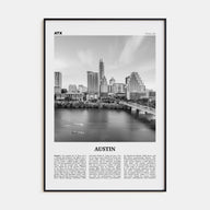 Austin Travel B&W No 3 Poster