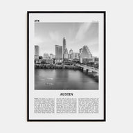 Austin Travel B&W No 3 Poster