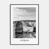 Australia Portrait B&W No 1 Poster