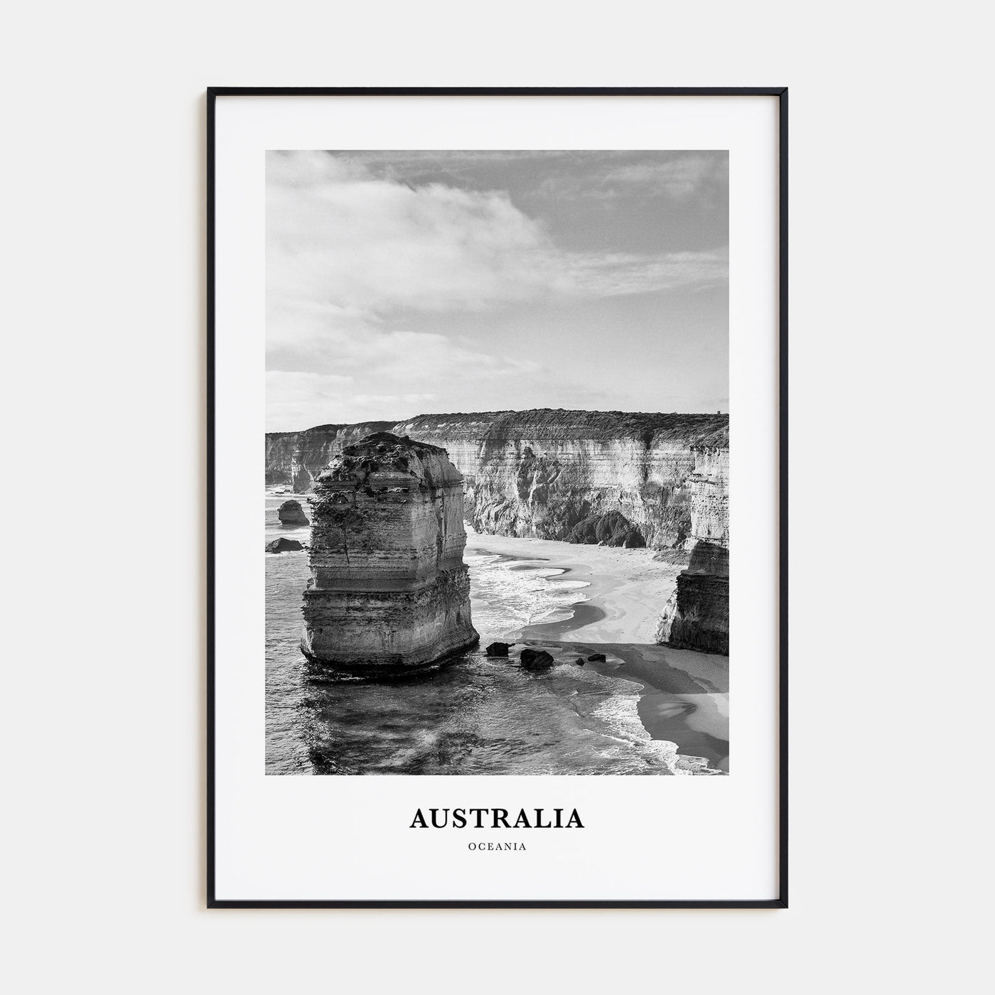 Australia Portrait B&W No 1 Poster