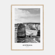 Australia Portrait B&W No 1 Poster