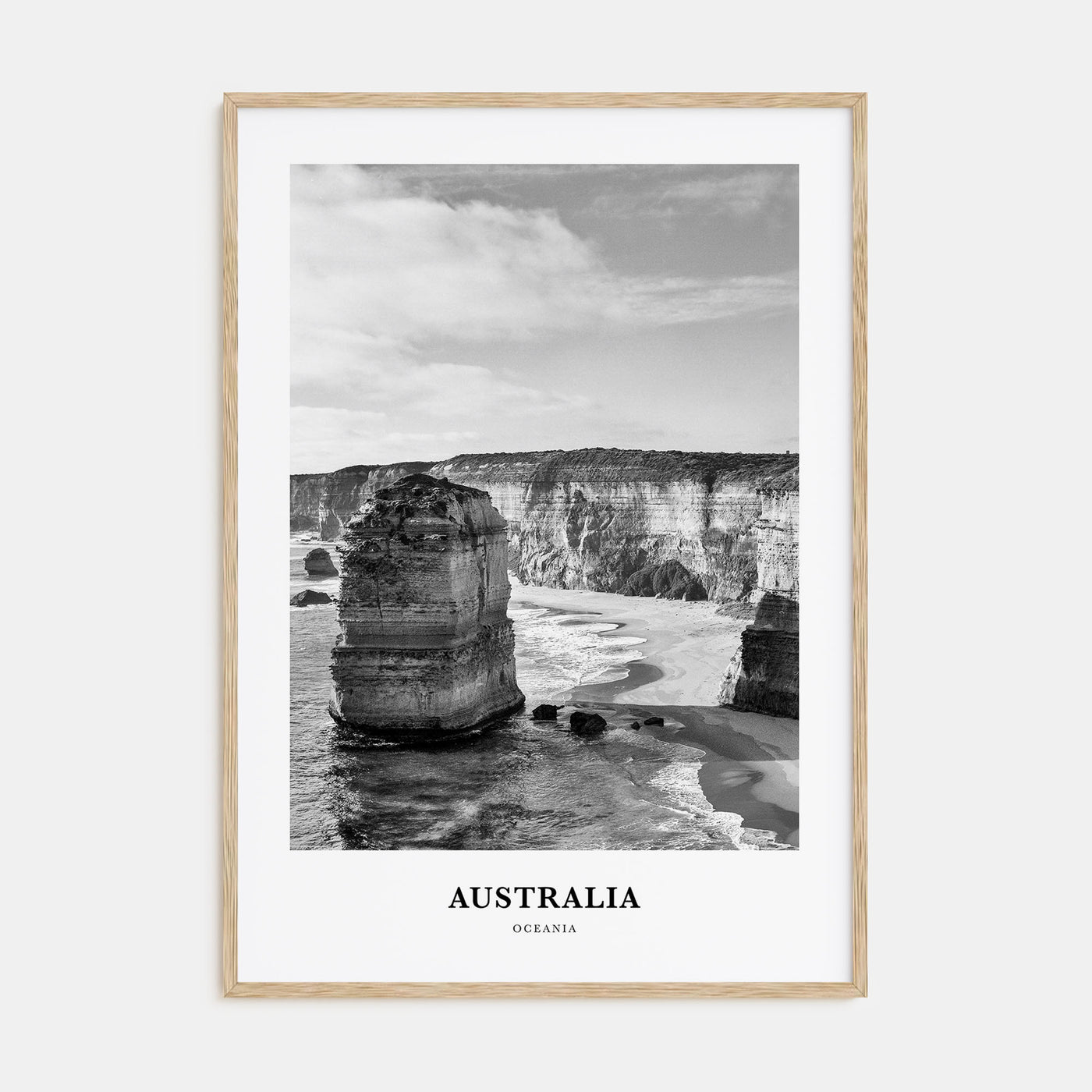Australia Portrait B&W No 1 Poster