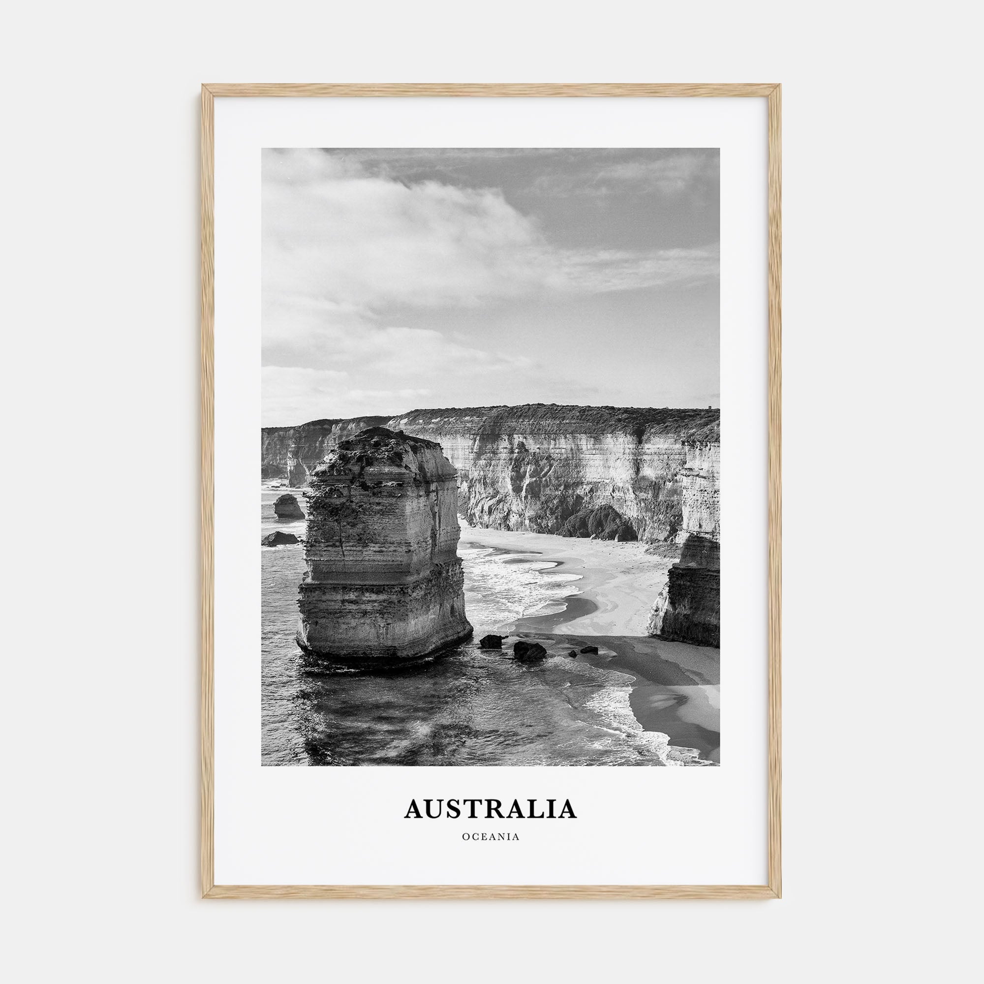 Australia Portrait B&W No 1 Poster