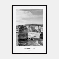 Australia Portrait B&W No 1 Poster