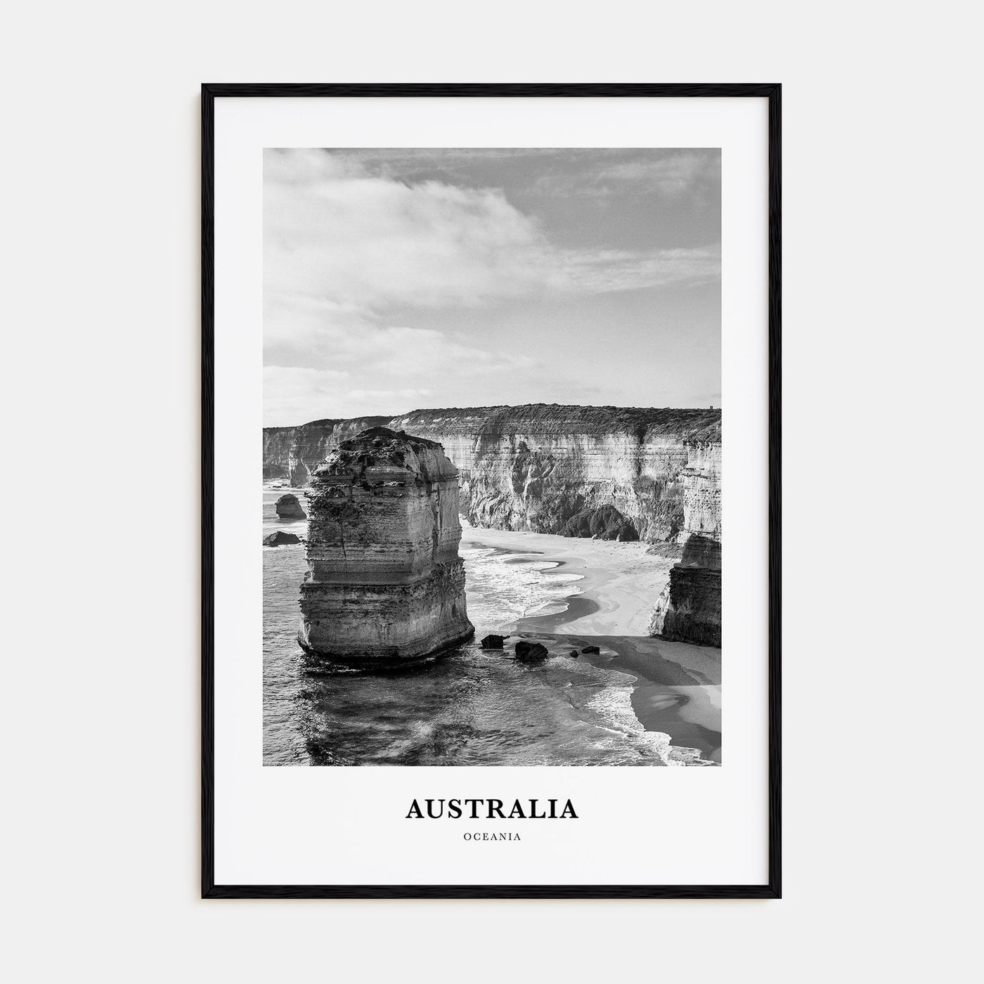 Australia Portrait B&W No 1 Poster