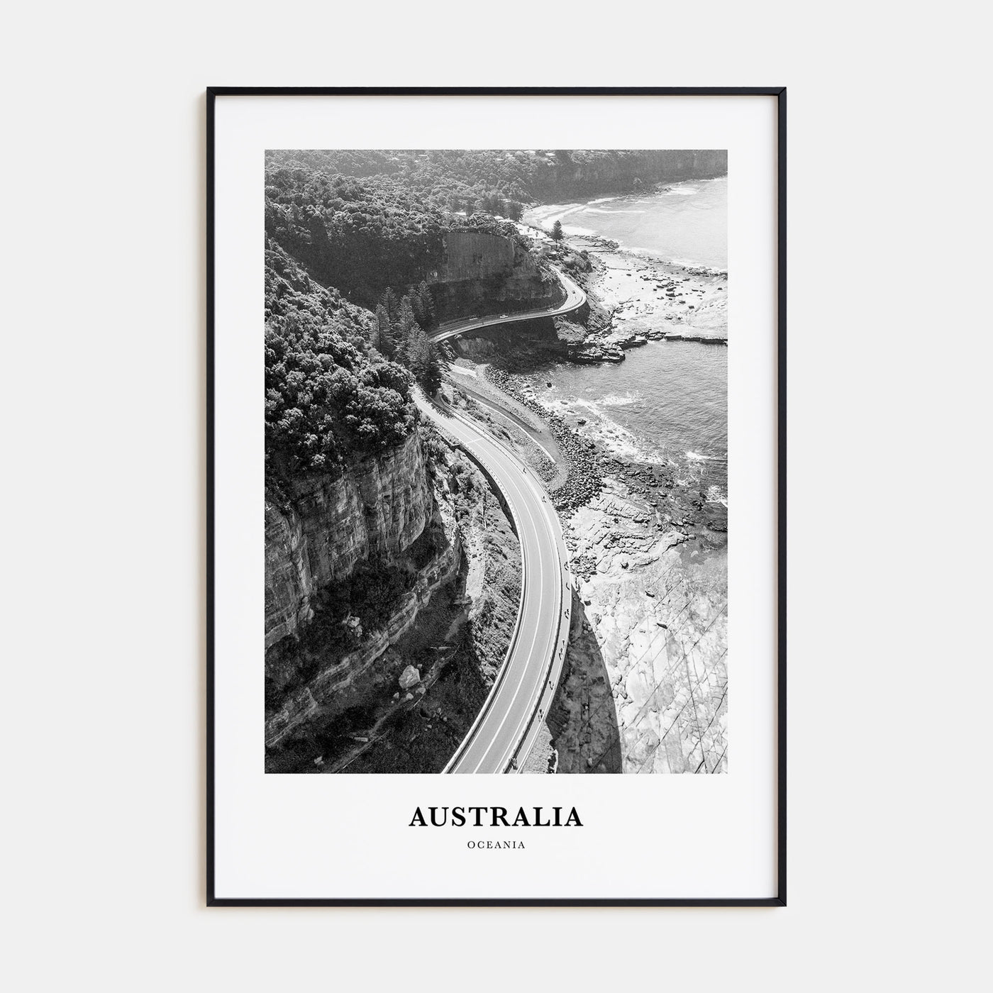 Australia Portrait B&W No 2 Poster