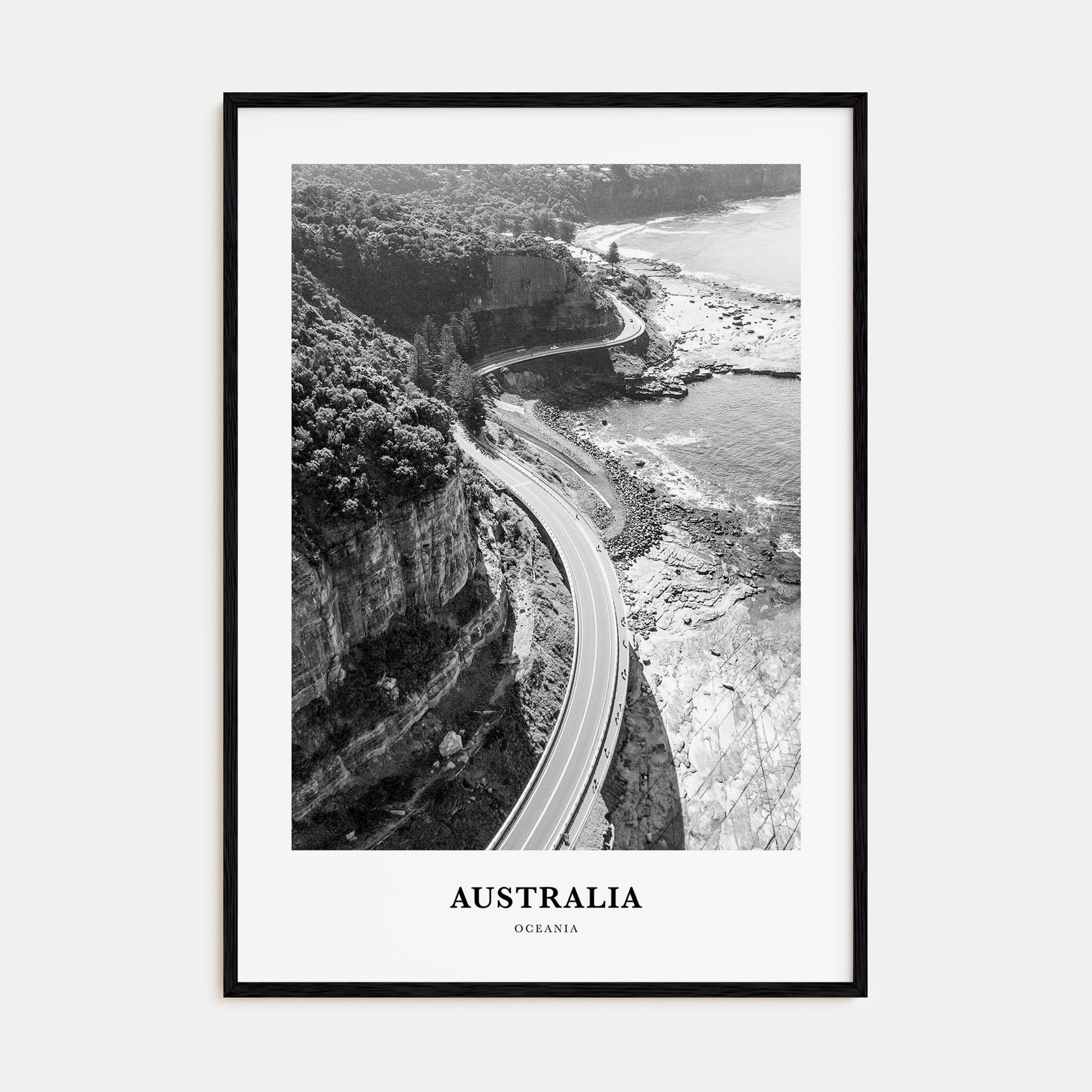 Australia Portrait B&W No 2 Poster