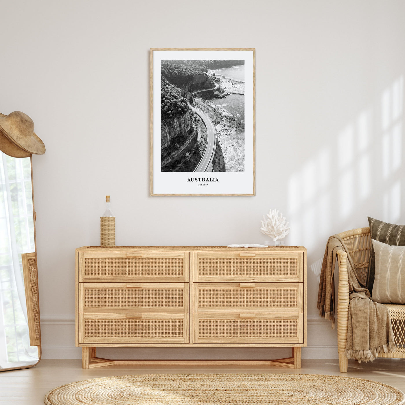 Australia Portrait B&W No 2 Poster