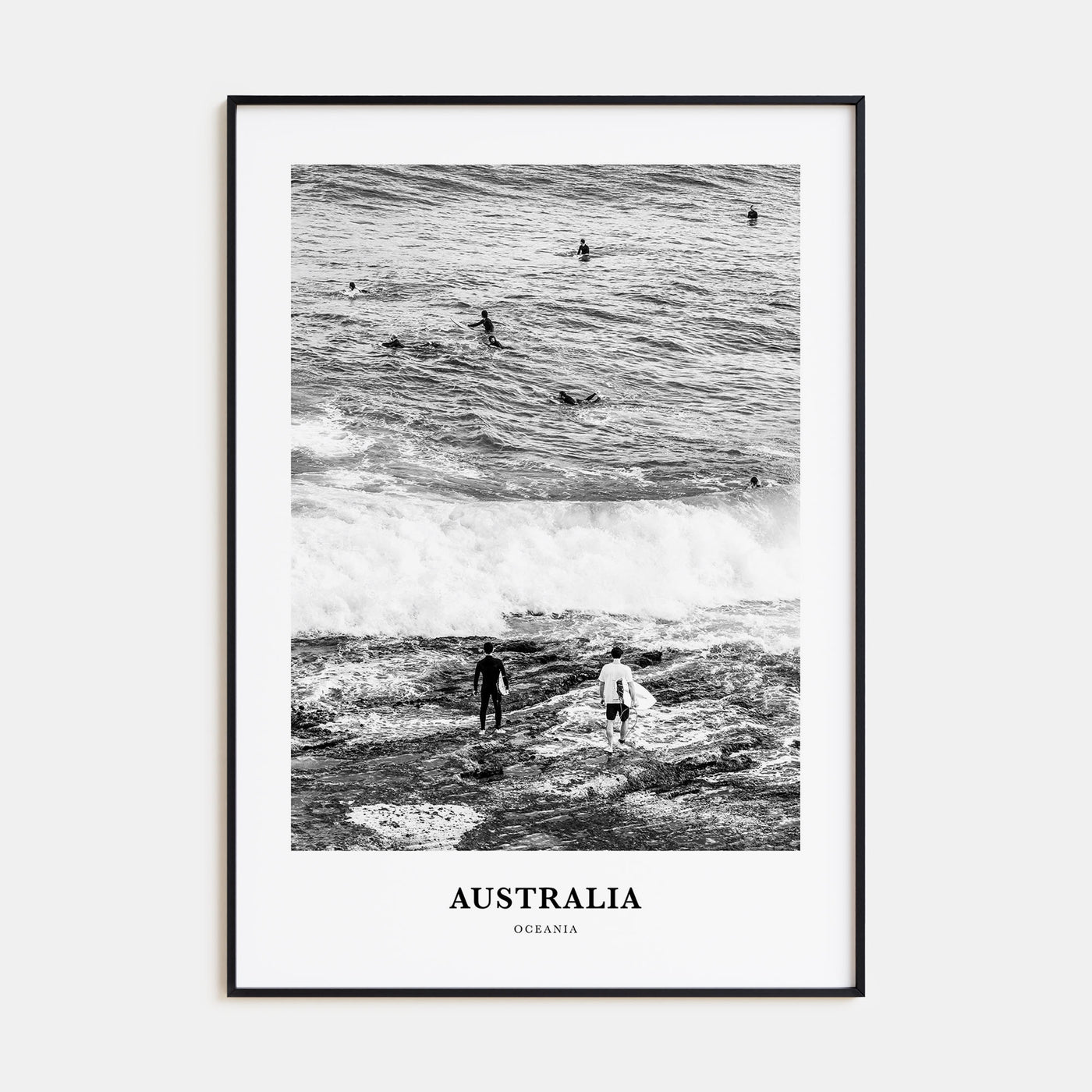 Australia Portrait B&W No 3 Poster