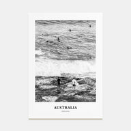 Australia Portrait B&W No 3 Poster