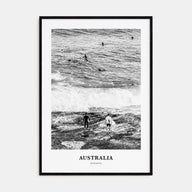 Australia Portrait B&W No 3 Poster