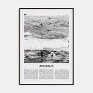 Australia Travel B&W No 1 Poster