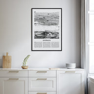 Australia Travel B&W No 1 Poster