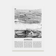 Australia Travel B&W No 1 Poster