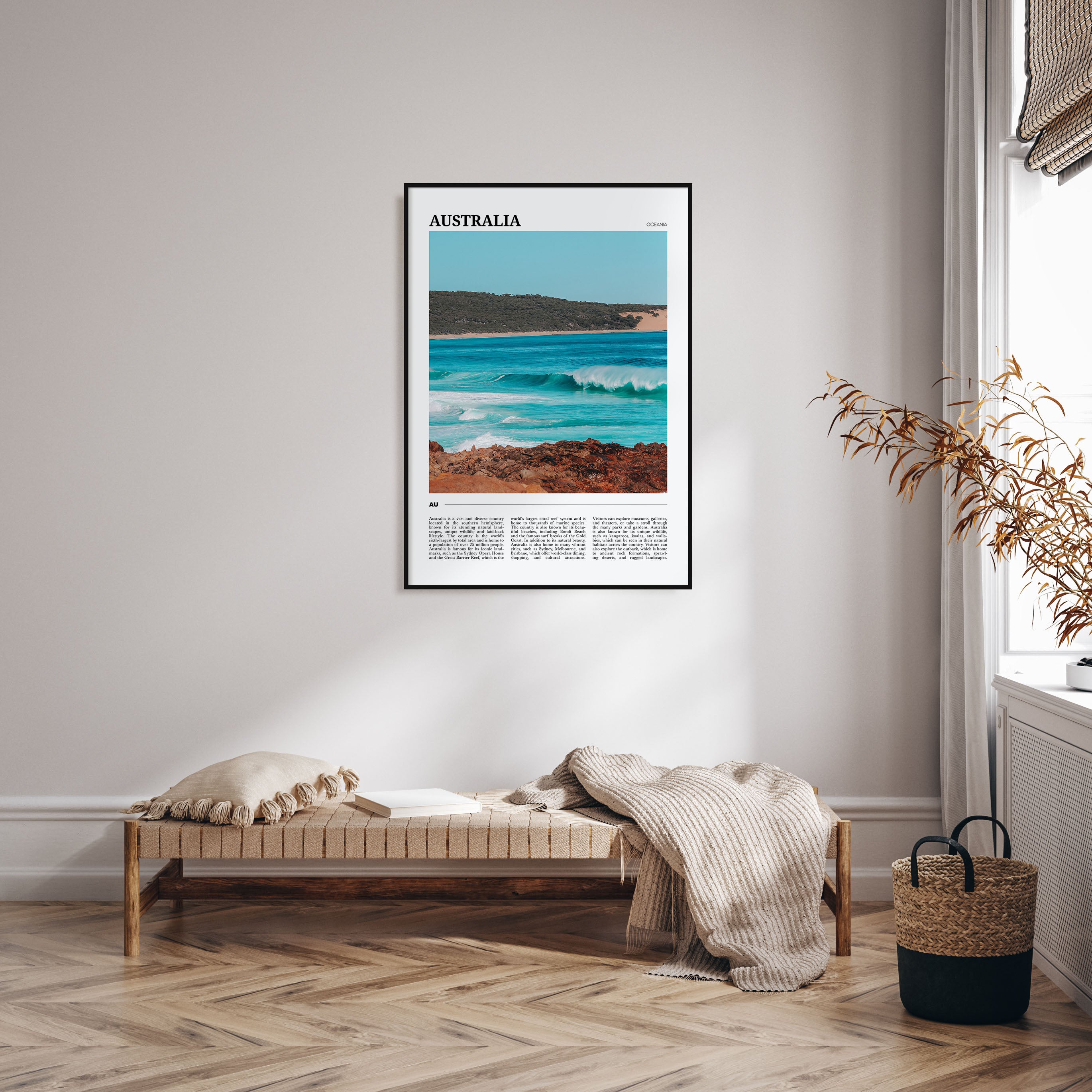 Australia Travel Color Poster