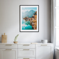 Austria Photo Color Poster