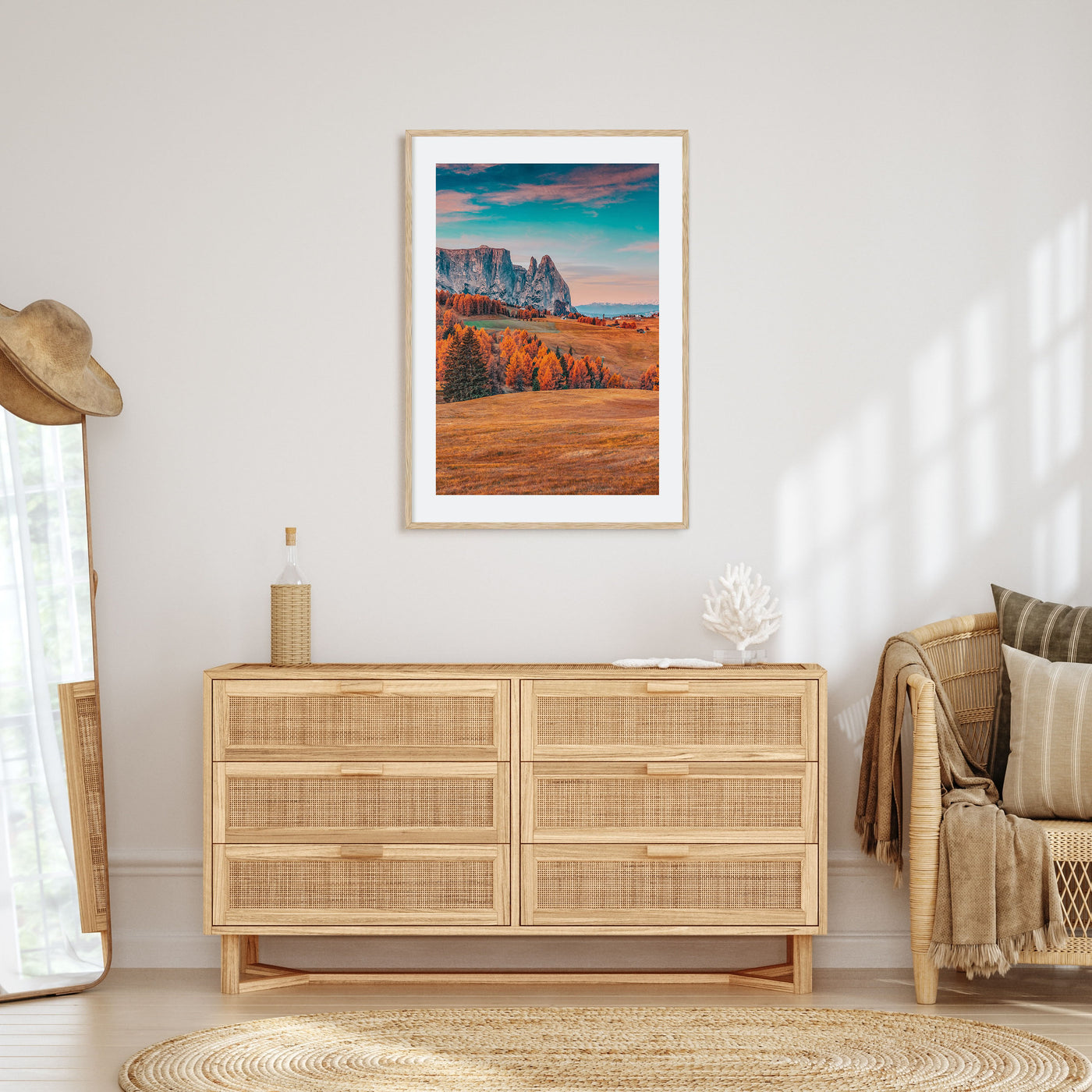 Autumn Alps Photo Color Poster