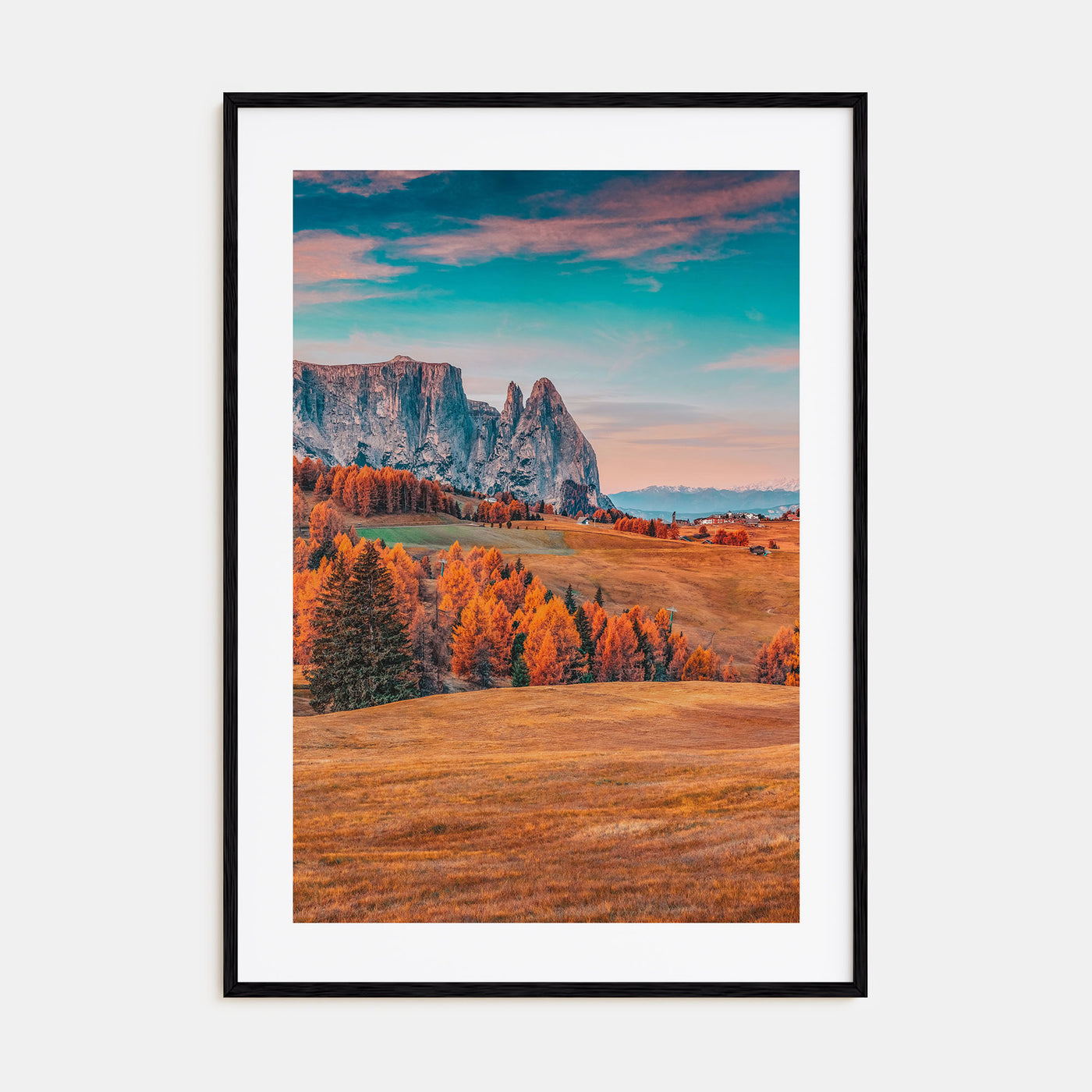 Autumn Alps Photo Color Poster