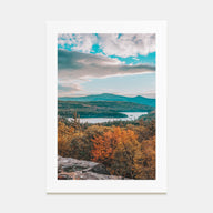 Autumn Mountains Photo Color Poster