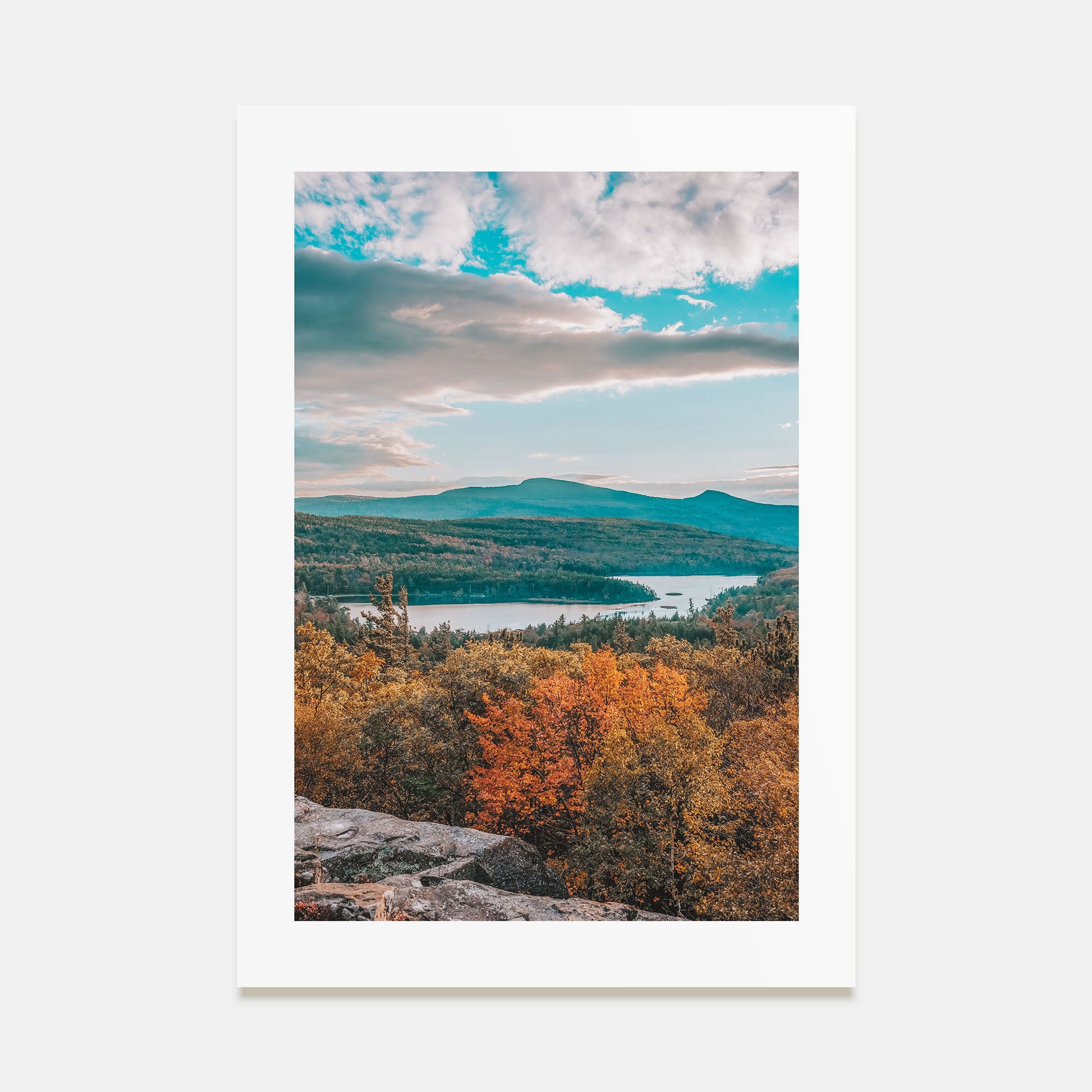 Autumn Mountains Photo Color Poster