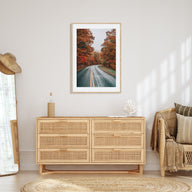 Autumn Road Photo Color No 1 Poster