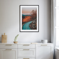 Autumn Road Photo Color No 2 Poster