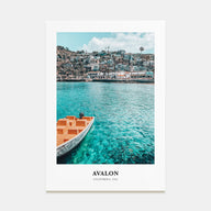 Avalon, California Portrait Color Poster