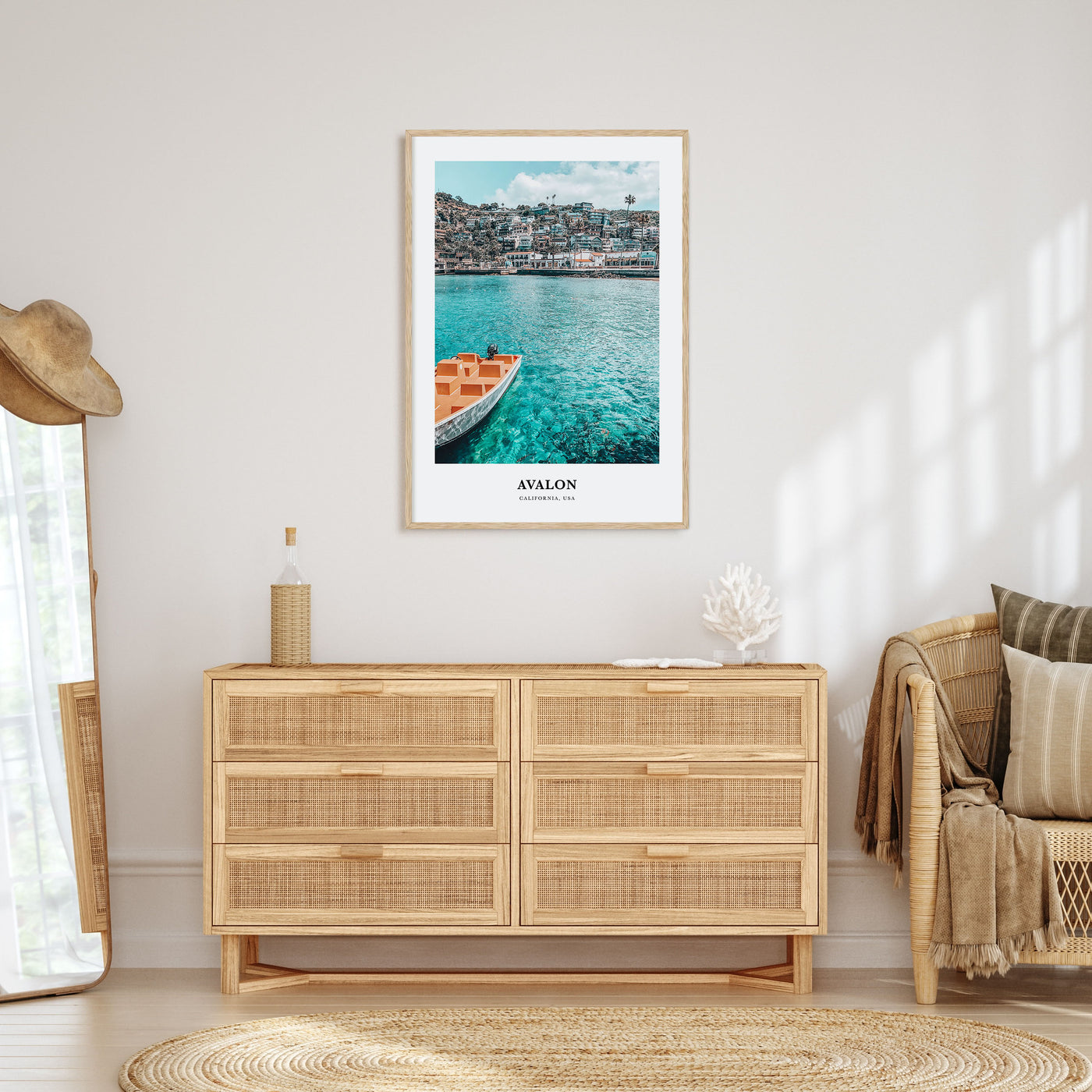 Avalon, California Portrait Color Poster