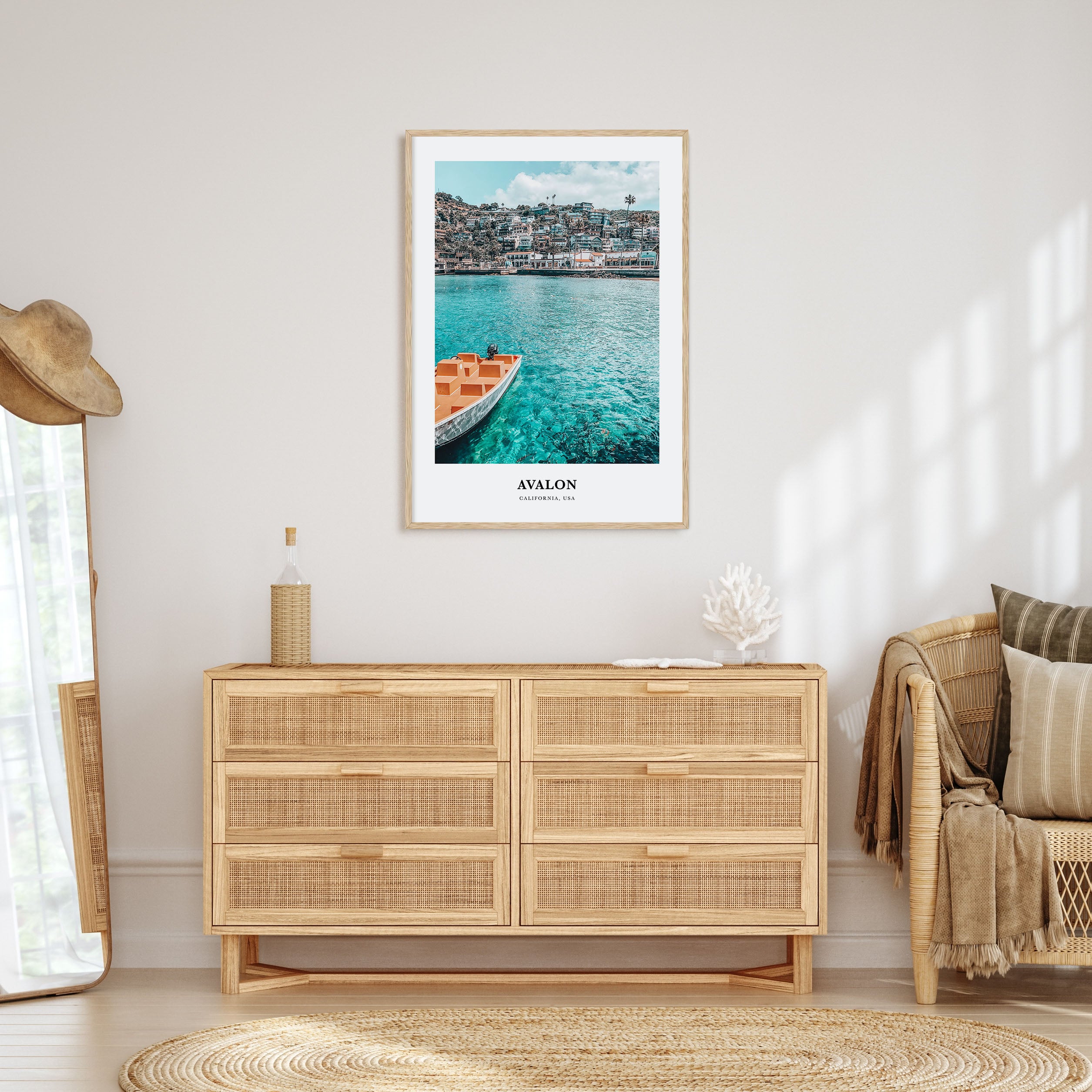 Avalon, California Portrait Color Poster