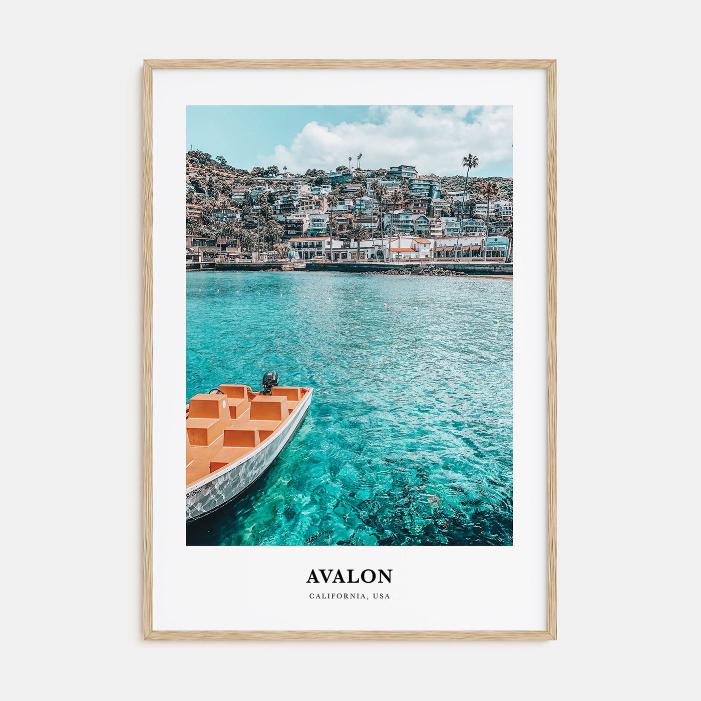 Avalon, California Portrait Color Poster