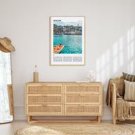 Avalon, California Travel Color Poster