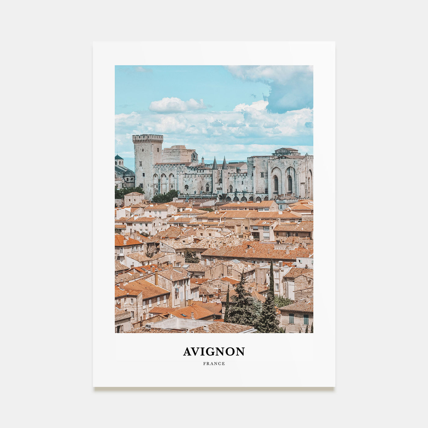 Avignon Portrait Color Poster